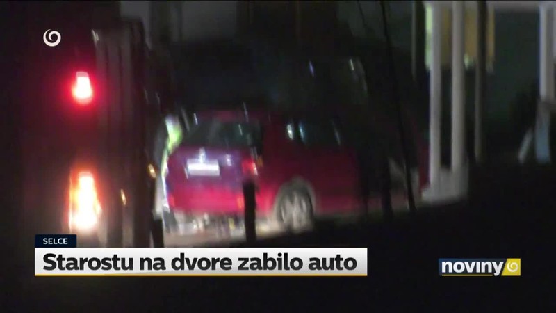 Starostu na dvore zabilo auto