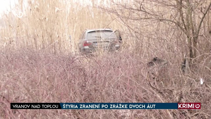 ŠTYRIA ZRANENÍ PO ZRÁŽKE DVOCH ÁUT