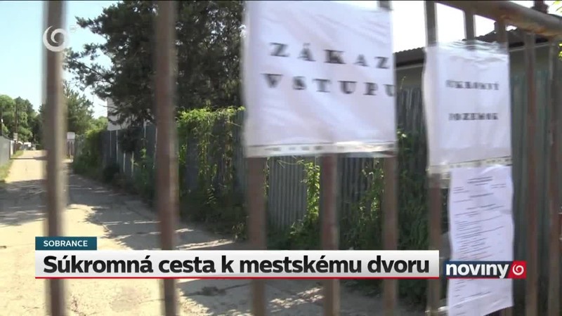 Súkromná cesta k mestskému dvoru