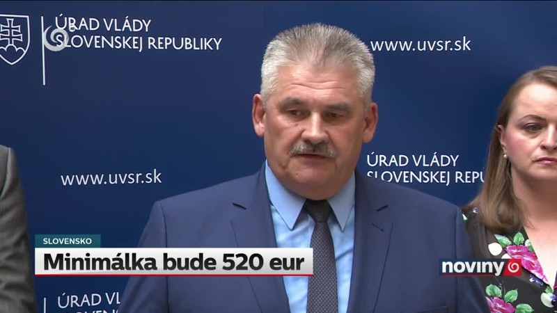 Minimálka bude 520 eur