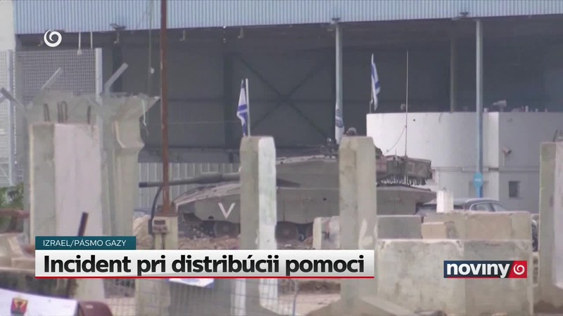 Incident pri distribúcii pomoci