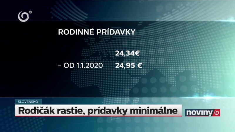 Rodičák rastie, prídavky minimálne