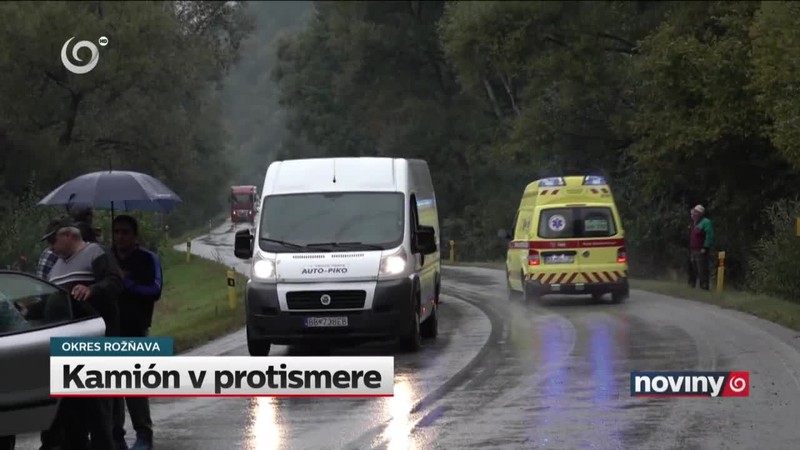 Kamión v protismere