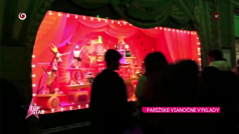 Parížske vianočné výklady