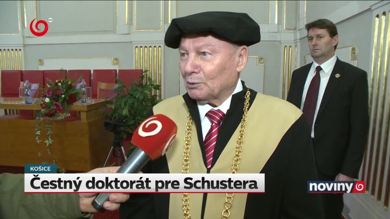 Čestný doktorát pre Schustera