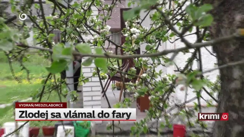 Zlodej sa vlámal do fary