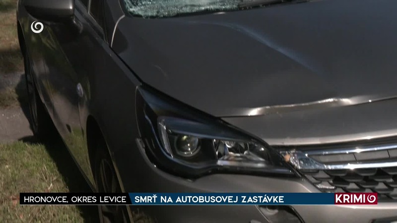 SMRŤ NA AUTOBUSOVEJ ZASTÁVKE