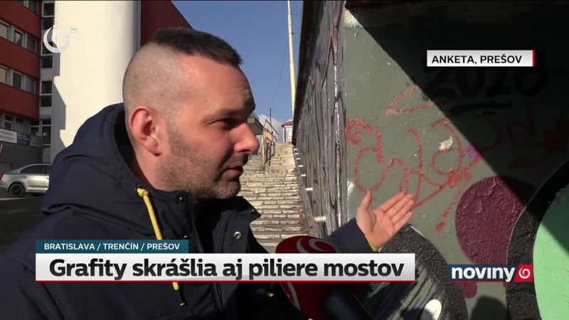 Grafity skrášlia aj piliere mostov