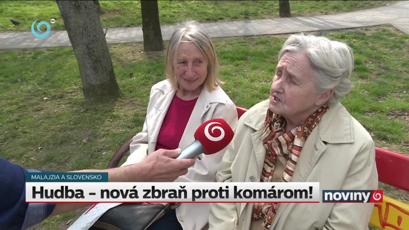Hudba - nová zbraň proti komárom!