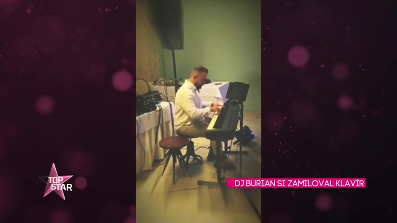 DJ Burian si zamiloval klavír