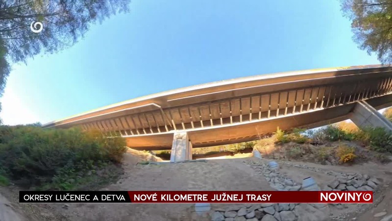 NOVÉ KILOMETRE JUŽNEJ TRASY