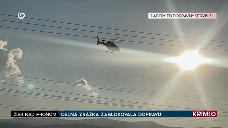 ČELNÁ ZRÁŽKA ZABLOKOVALA DOPRAVU