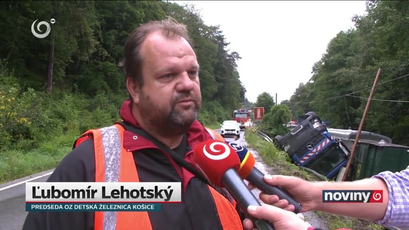 Kamión na detskej železničke