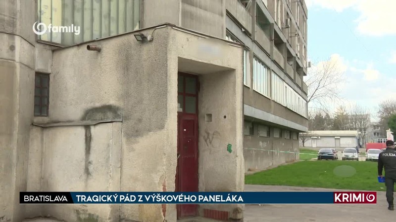 TRAGICKÝ PÁD Z VÝŠKOVÉHO PANELÁKA