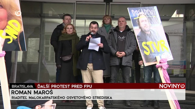 ĎALŠÍ PROTEST PRED FPU