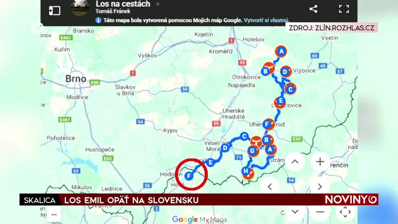 LOS EMIL OPÄŤ NA SLOVENSKU