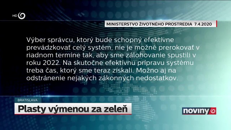 Plasty výmenou za zeleň