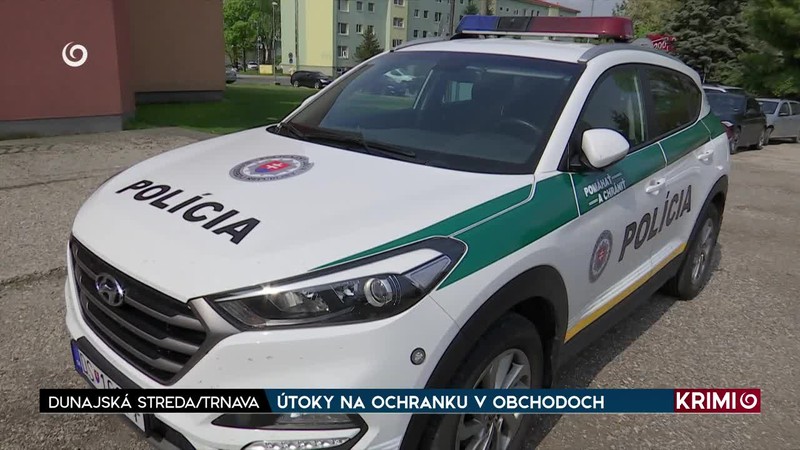 ÚTOKY NA OCHRANKU V OBCHODOCH