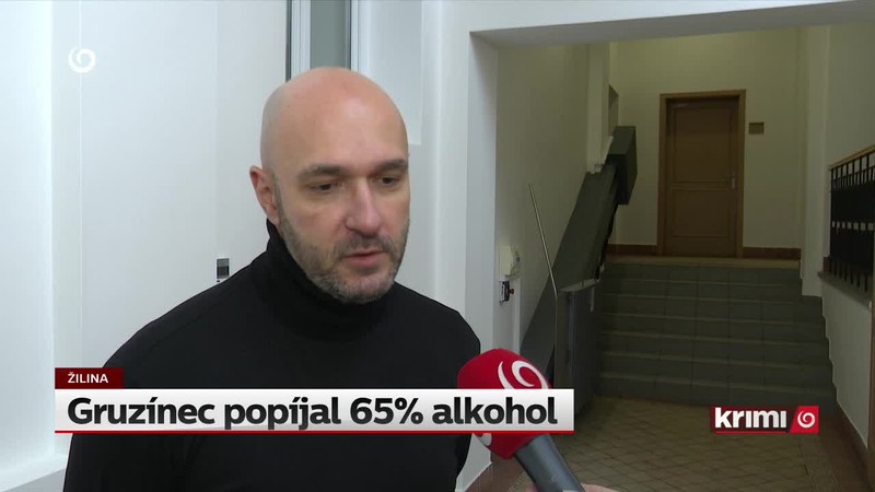 Gruzínec popíjal 65% alkohol