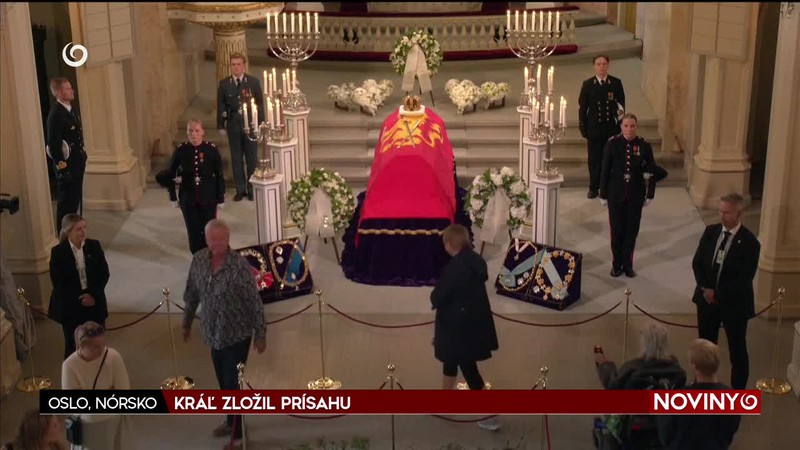 KRÁĽ ZLOŽIL PRÍSAHU