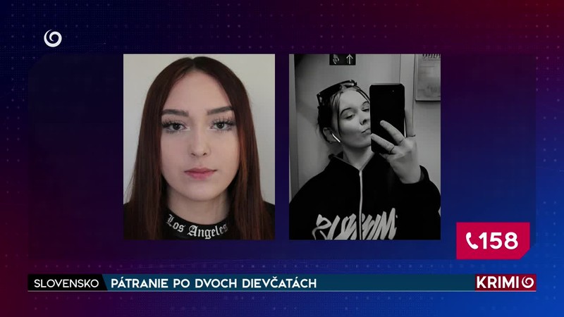 PÁTRANIE PO DVOCH DIEVČATÁCH