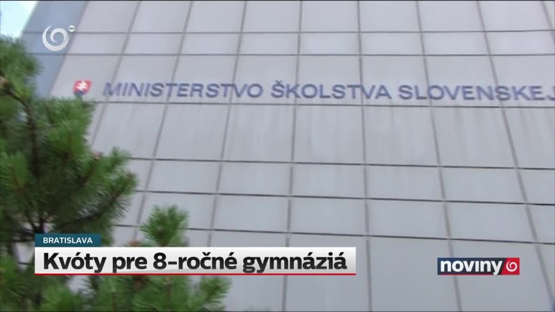 Kvóty pre 8-ročné gymnáziá
