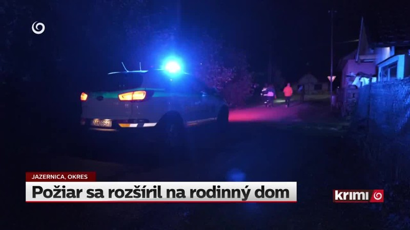 Požiar sa rozšíril na rodinný dom