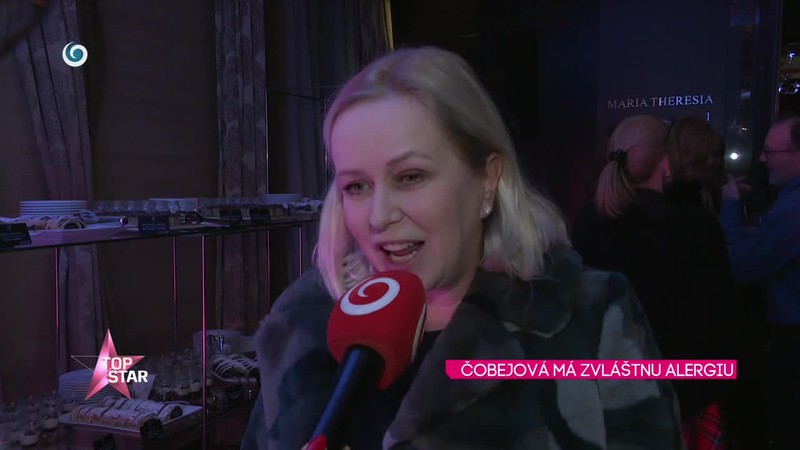 Čobejová má zvláštnu alergiu