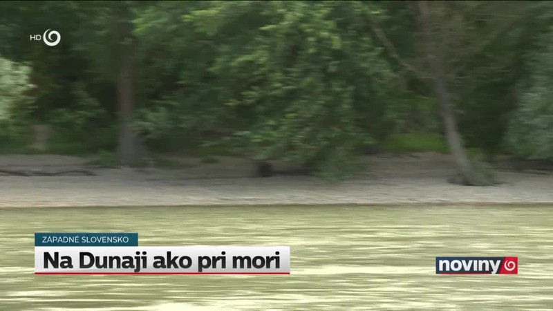 Na Dunaji ako pri mori