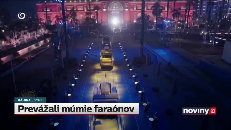 Prevážali múmie faraónov