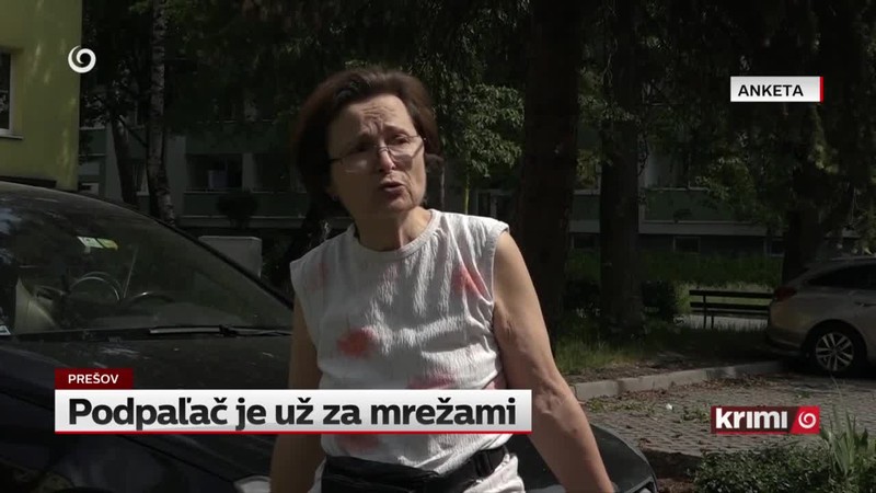 Podpaľač je už za mrežami