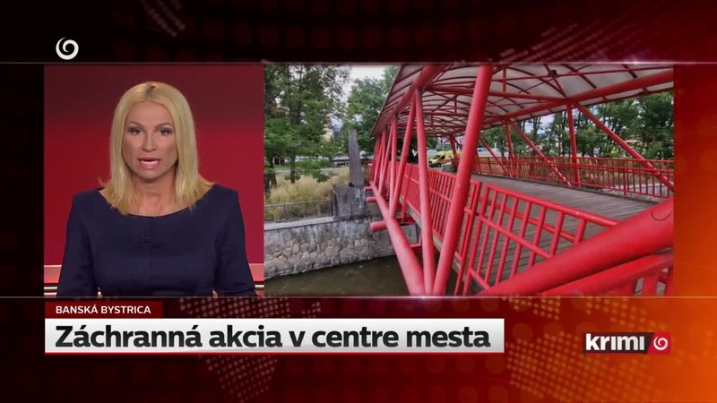 Záchranná akcia v centre mesta