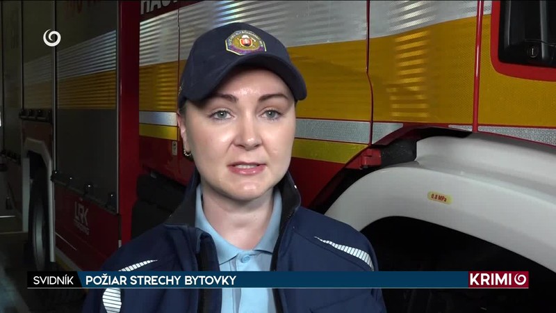 POŽIAR STRECHY BYTOVKY