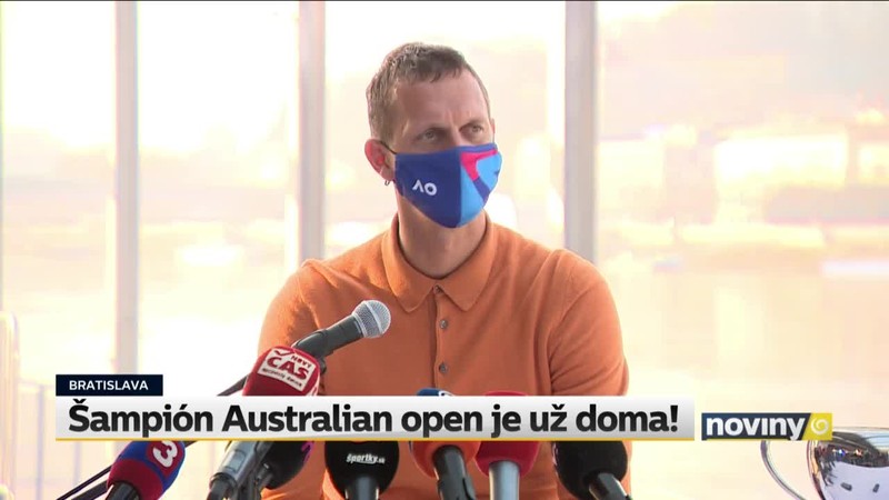 Šampión Australian open je už doma!