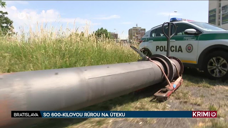 SO 600-KILOVOU RÚROU NA ÚTEKU
