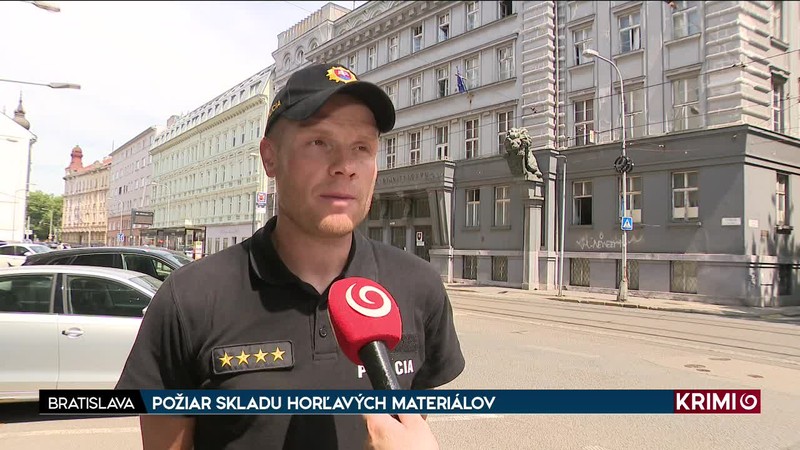 POŽIAR SKLADU HORĽAVÝCH MATERIÁLOV