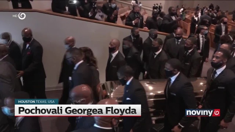 Pochovali Georgea Floyda