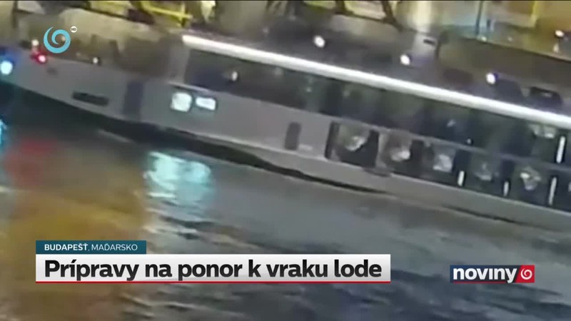 Prípravy na ponor k vraku lode
