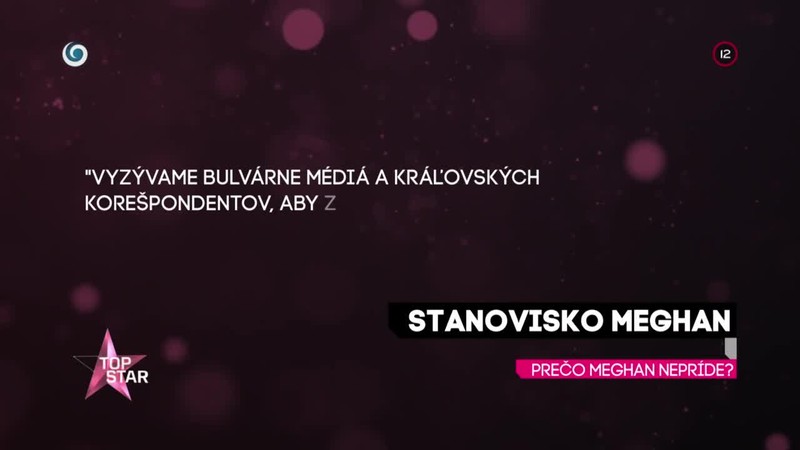 PREČO MEGHAN NEPRÍDE?