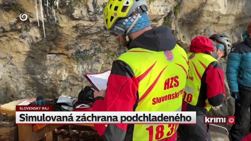 Simulovaná záchrana podchladeného