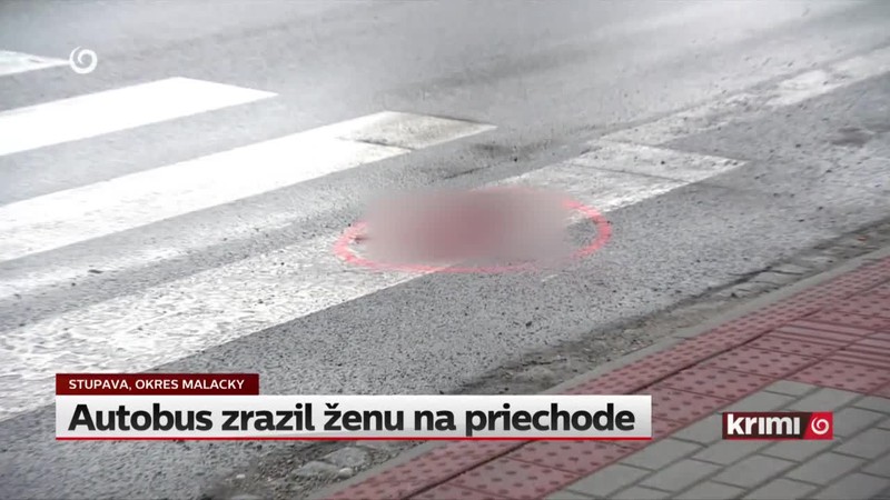Autobus zrazil ženu na priechode