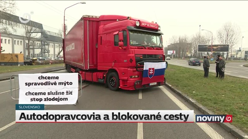 Autodopravcovia a blokované cesty