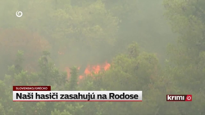 Naši hasiči zasahujú na Rodose