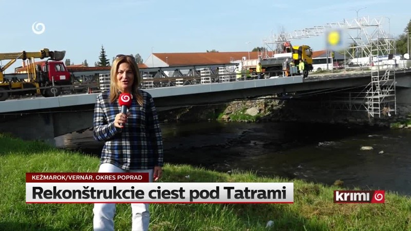 Rekonštrukcie ciest pod Tatrami