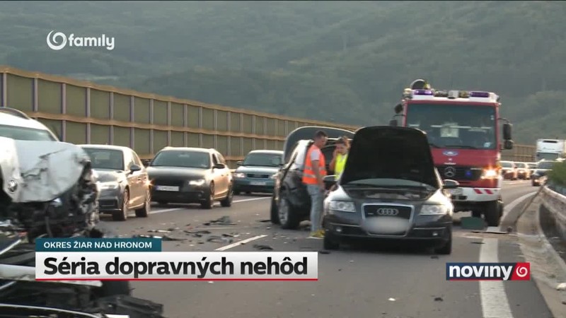 Séria dopravných nehôd