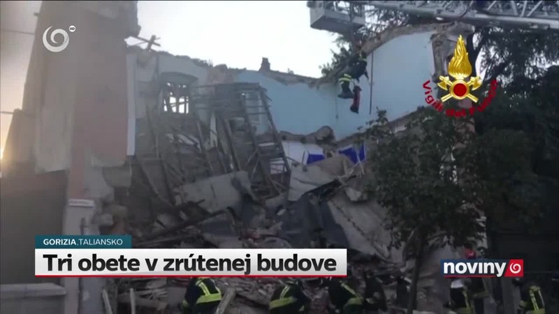 Tri obete v zrútenej budove