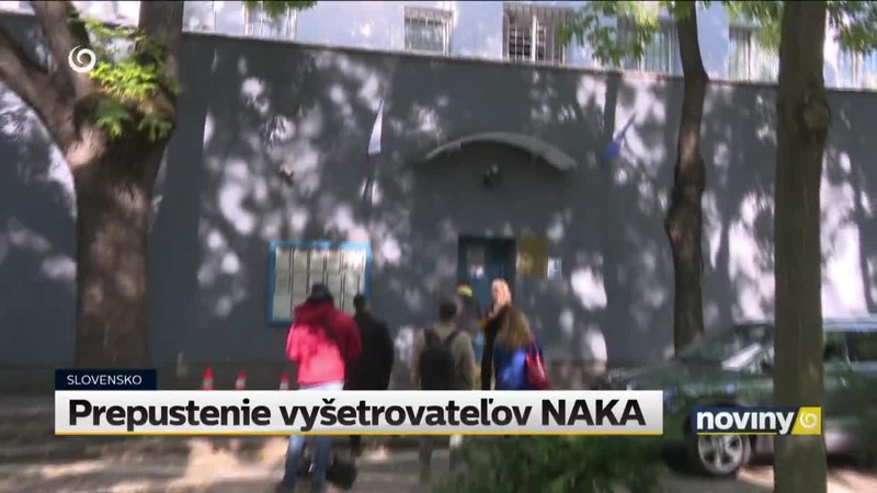 Prepustenie vyšetrovateľov NAKA