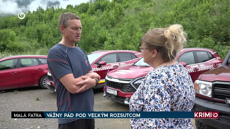 VÁŽNY PÁD POD VEĽKÝM ROZSUTCOM