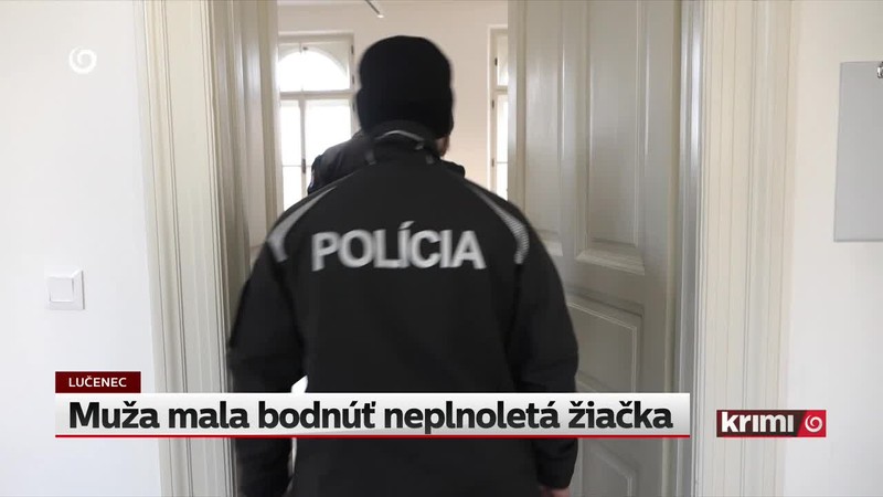 Muža mala bodnúť neplnoletá žiačka