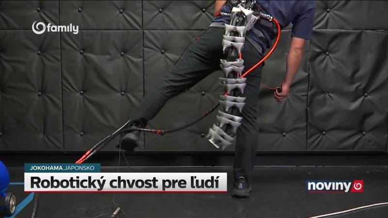 Robotický chvost pre ľudí